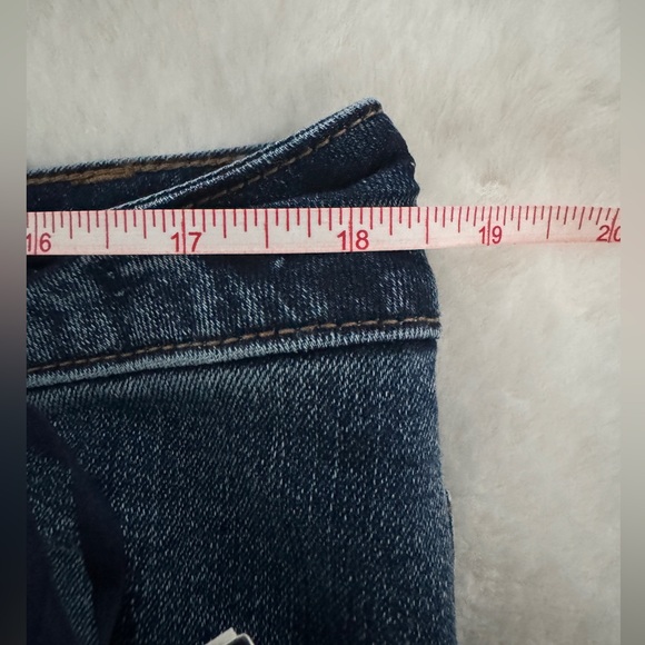 NWT Indigo Fusion Distressed Ankle Skinny Jeans, Size 18 - Picture 7 of 11